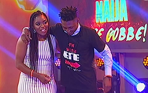 Big Brother Naija 2017 Grand Finale: Efe Ejeba And Bisola On Stage