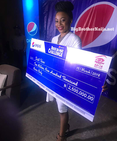 Pepsi Roc Da Mat Challenge Winner Ifu Ennada Receives 5 Million Naira