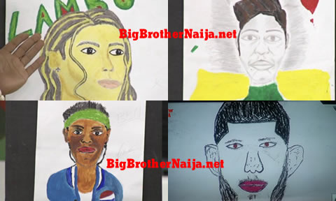 Big Brother Naija 2019 Portrait Paintings