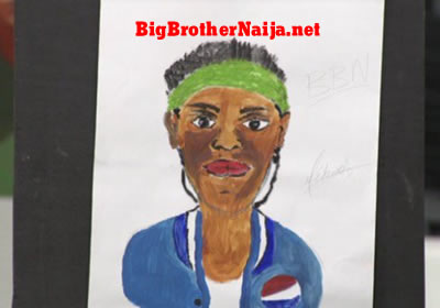 Jackye Portrait Painting Big Brother Naija 2019