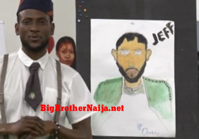 Jeff Portrait Painting Big Brother Naija 2019