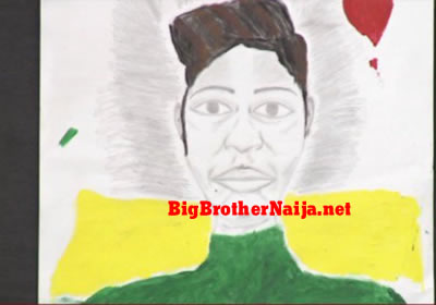 Khafi Portrait Painting Big Brother Naija 2019