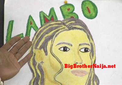 Mercy Portrait Painting Big Brother Naija 2019