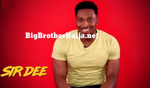 Sir Dee Big Brother Naija 2019 Housemate