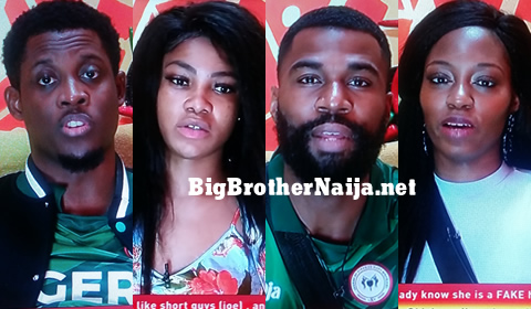 Big Brother Naija 2019 Week 11 Nominated Housemates, Seyi, Tacha, Mike, Khafi