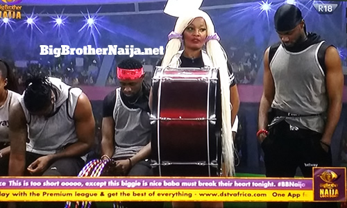 Lucy Essien week 2 Head of House after the housemates' circus performance