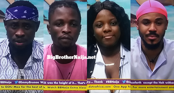 Big Brother Naija 2020 Week 9 Nominated Housemates
