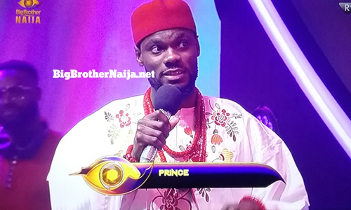 Prince Nelson Enwerem Evicted from Big Brother Naija 2020 on day 56