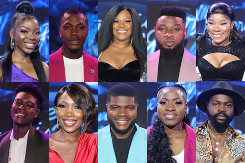 Nigerian Idol Season 7 Top 10 Contestants.