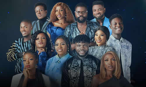 Nigerian Idol Season 7 Top 12 Contestants group photo.