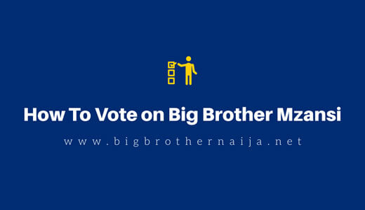 How to Vote on Big Brother Mzansi